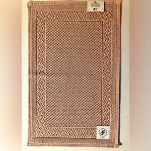🎁Piscatextil Cotton Collection Bath Mat - 20” x 32” - Pink